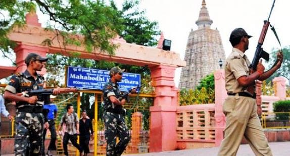 महाबोधि मंदिर में बम की सूचना से हडकंप, सुरक्षा में बड़ी चूक