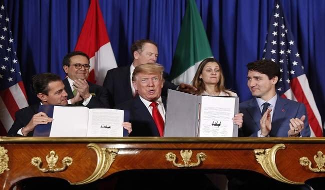 अमेरिका, मैक्सिको और कनाडा व्यापार समझौते को अंतिम रूप देने के लिए करेंगे हस्ताक्षर