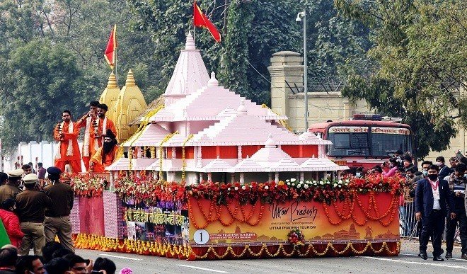 गणतंत्र दिवस समारोह में अयोध्या के भव्य राम मंदिर को मिला पहला स्थान